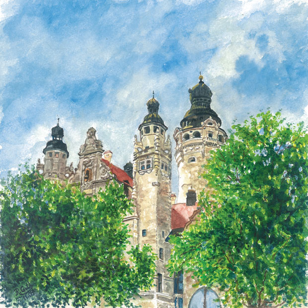 Das Neue Rathaus von Leipzig
